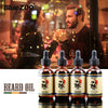 Image of Blue ZOO Brand 60ml Organic Men Face Beard Oil 100% Natural Soften Oil Hair Growth Nourishing Cream For Beard Hair Grow