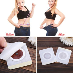 30pcs Chinese Medicine Weight Loss Navel Sticker Magnetic Slim Detox Adhesive Sheet Fat Burning Slimming Diet Patch Pads